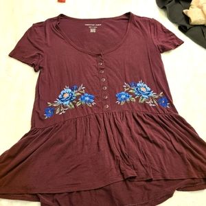 Soft baby doll shirt